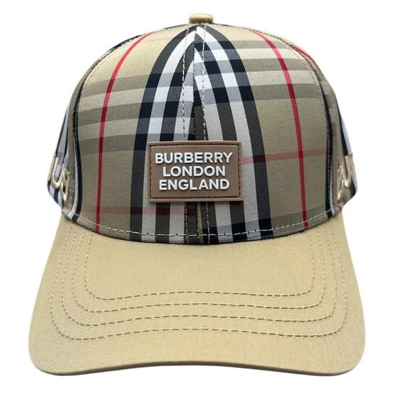 Burberry Motif Vintage Check Adjustable Cotton-Baseball Cap Size M US - Picture 1 of 7
